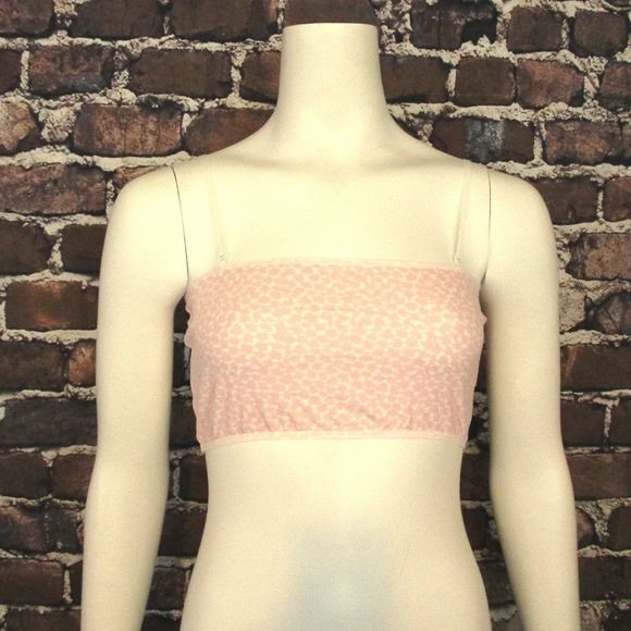 Joe's Jeans Pink White  Bandeau Size M/L - Picture 1 of 7